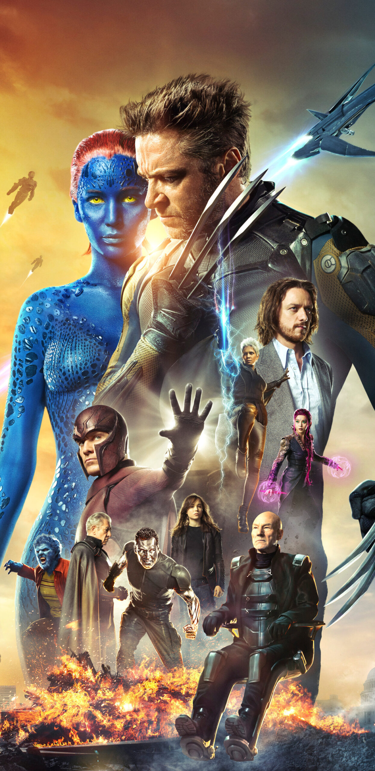 x-men-days-of-future-past-movie-poster-0k-1440x2960